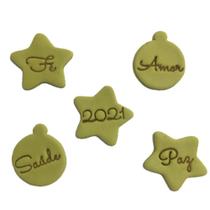 Kit 7 itens Festa Final Ano Novo Amor Paz Saúde Fé 2021