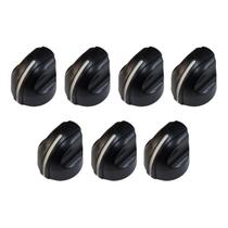 Kit 7 Knob Ronsani Estilo Peavey ABS Preto Encaixe Pressão Kit 7 Knob Ronsani Estilo Peavey ABS Preto Encaixe Pressão