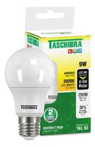 Kit 7 Lâmpada Led 9w Luz Quente Amarela 3000k Taschibra