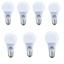 Kit 7 Lampadas Led Bulbo A60 9,5W 6500K Branco Frio 806 Lumens E27 Bivolt OZLI G10635-C