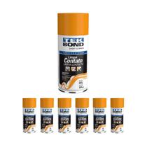 Kit 7 Limpa Contato Eletrico 300ml Em Spray Tekbond