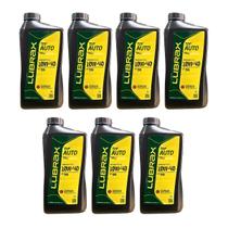 Kit 7 Litros Oleo 10w40 Lubrax API SN Semissintético Tecno
