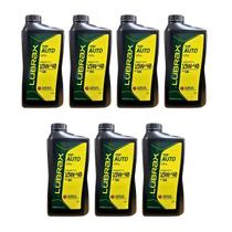 Kit 7 Litros Oleo Lubrax 15W40 API SN Semissintético Top Aut