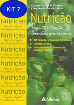 Kit 7 Livro Nutricao Perguntas Respostas Comentadas Para Concurso