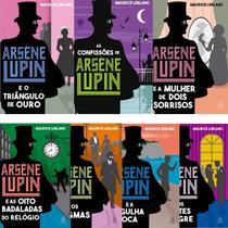 Kit 7 Livros Arsene Lupin Maurice Leblanc Principis Série - Atividade Educativo Amigo