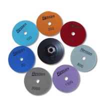 Kit 7 Lixas Diamantadas 100mm com Base sem Pino Hessen
