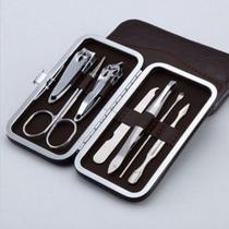 Kit 7 Manicure Pedicure Profissional Inox