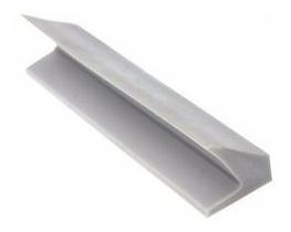 Kit 7 Metros Borracha Perfil Silicone V Porta Forno Perfecta