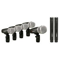 Kit 7 Microfones Para Bateria Karsect K7C