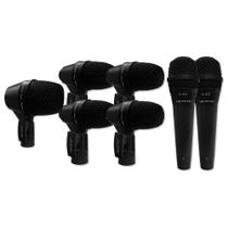 Kit 7 Microfones Para Bateria SK-MKS7 - SKYPIX Kit 7 Microfones Para Bateria SK-MKS7 - SKYPIX