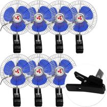 Kit 7 Mini Ventilador Veicular Carro Ônibus Caminhão De 15cm Kit 7 Mini Ventilador Veicular Carro Ônibus Caminhão De 15cm