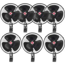 Kit 7 Mini Ventilador Veicular Carro Ônibus Caminhão De 20cm Kit 7 Mini Ventilador Veicular Carro Ônibus Caminhão De 20cm