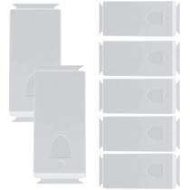 Kit 7 Módulo Pulsador Campainha Tramontina 6A 250V Branco