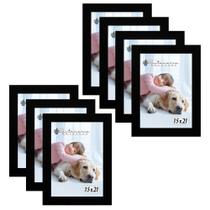 Kit 7 Molduras Porta Retrato 15X21 Preto