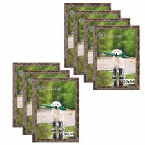 Kit 7 Molduras Porta Retrato 20X30 Marrom Kit 7 Molduras Porta Retrato 20X30 Marrom