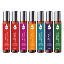 Kit 7 Óleos Essenciais Prontos Para Pele Roll On 10Ml