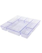 Kit 7 Organizadores Acrílico Cristal Modular 1 G/2 M/ 4 P Kit 7 Organizadores Acrílico Cristal Modular 1 G/2 M/ 4 P