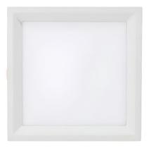 Kit 7 Painel Led 24w Quadrado Embutir 3000k/ 4000k/ 6500k