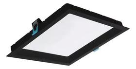 Kit 7 Painel Plafon Embutir Led 18w Recuado Quadrado Bivolt