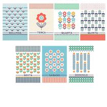 Kit 7 Panos de Copa Estampados Leper 40x60cm