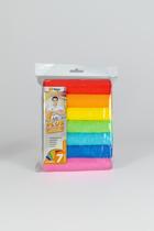 Kit 7 panos microfibra 30x30cm talge