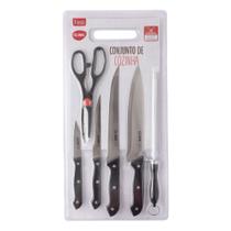 Kit 7 PÇS Cheff Aço Inox - Clink