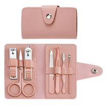 Kit 7 Pçs Cortador De Unhas Cutícula Pinças Espátulas Conjunto Manicure Kit 7 Pçs Cortador De Unhas Cutícula Pinças Espátulas Conjunto Manicure