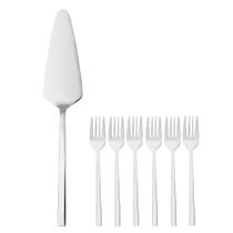 Kit 7 Pçs Espátula p/ Bolo e 6 Garfos Sobremesa Firenze 71945 - Wolff Kit 7 Pçs Espátula p/ Bolo e 6 Garfos Sobremesa Firenze 71945 - Wolff
