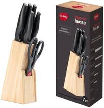 Kit 7 Peças de Facas Inox da Clink