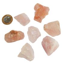 Kit 7 Pedras Quartzo Rosa Extra Pedra Bruta Natural