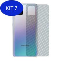 Kit 7 Película Traseira Fibra De Carbono Sam Galaxy Note 10 Lite