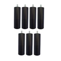 Kit 7 Pés Cama Box Solteiro Ou Bipartida Tubo 13 Cm