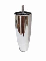 Kit 7 Pes Para Cama box Conico Metalizado com 12 cm de altura Resistente