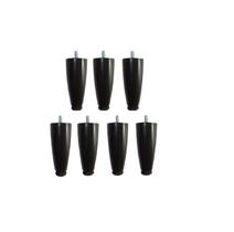 Kit 7 Pés Para Cama Box ou Baú Juvene 12cm Com Regulagem