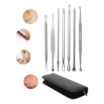 Kit 7 Pinças Extrator De Cravos Profissional Com Estojo