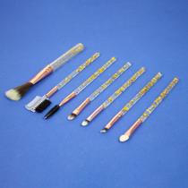 Kit 7 Pincéis Conjunto Pincel Precisão Contorno Base Blush Kit 7 Pincéis Conjunto Pincel Precisão Contorno Base Blush