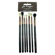 Kit 7 Pinceis Gama (1, 2, 3, 4, 5, 6 E 7) Para Esfumar Côncavo - Le Vangee