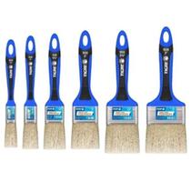 Kit 7 pincel trincha premium sintetico branco 928 3/4-4 tigre Kit 7 pincel trincha premium sintetico branco 928 3/4-4 tigre