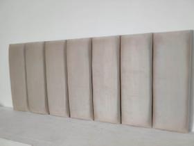 Kit 7 Placas Cabeceira de Cama Tamanho Casal Padrão BEGE Kit 7 Placas Cabeceira de Cama Tamanho Casal Padrão BEGE