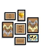 Kit 7 Placas Quadros Decorativos Antes de tudo fé Depois de tudo gratidao Positivamente Kit 7 Placas Quadros Decorativos Antes de tudo fé Depois de tudo gratidao Positivamente