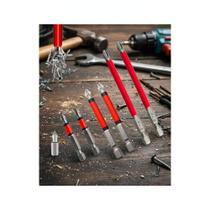 Kit 7 Pontas Bits PH2 Magnéticas 25-90mm Aço Resistente