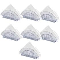 Kit 7 Porta Guardanapo Trançado Cristal Multiuso Acrílico