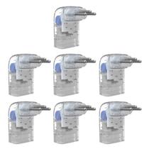 Kit 7 Protetor Contra Surtos 3 Pinos 20a Transp - Clamper Kit 7 Protetor Contra Surtos 3 Pinos 20a Transp - Clamper