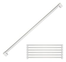 Kit 7 Puxador 480mm Plástico Móveis Gaveta Armário Roupeiro Fosco / Cromado Alça Kit 7 Puxador 480mm Plástico Móveis Gaveta Armário Roupeiro Fosco / Cromado Alça