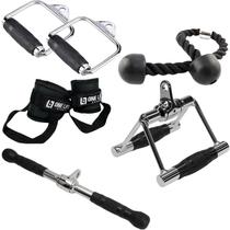 Kit 7 Puxadores de Cross Over Academia Pegada Anatomica