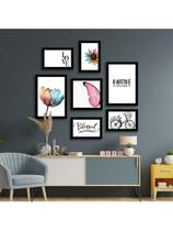 Kit 7 Quadros Decorativos Placas O Afeto É Revolucionário Kit 7 Quadros Decorativos Placas O Afeto É Revolucionário