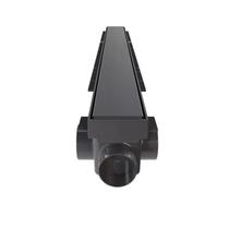 Kit 7 Ralo Linear com Tampa Cega 70 cm Astra Preto