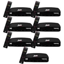 Kit 7 Receptor Digital Full Hd Bs9900s Banda C ou Ku Bedin