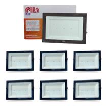Kit 7 Refletores Led Philips Pila 200w Ip65 Holofote 6500k Kit 7 Refletores Led Philips Pila 200w Ip65 Holofote 6500k