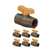Kit 7 Registro Esfera Soldavel Compacto 32mm 1" Tigre Kit 7 Registro Esfera Soldavel Compacto 32mm 1" Tigre